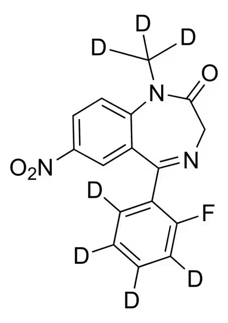 氟硝西泮-D7 標準溶液